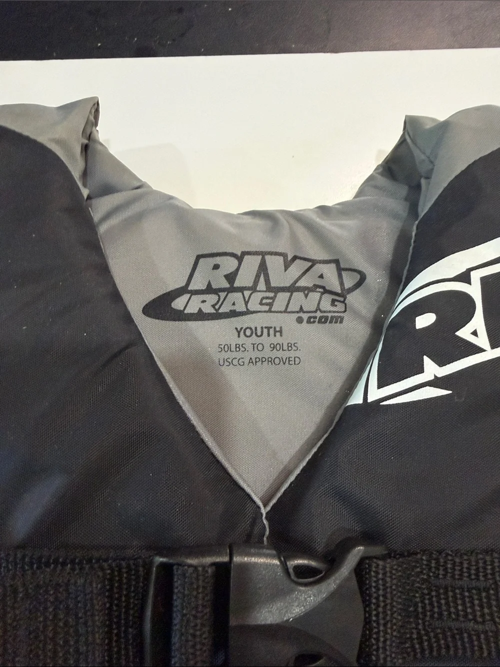 Youth Life Jacket – Yellow & Black Kids Swim Vest